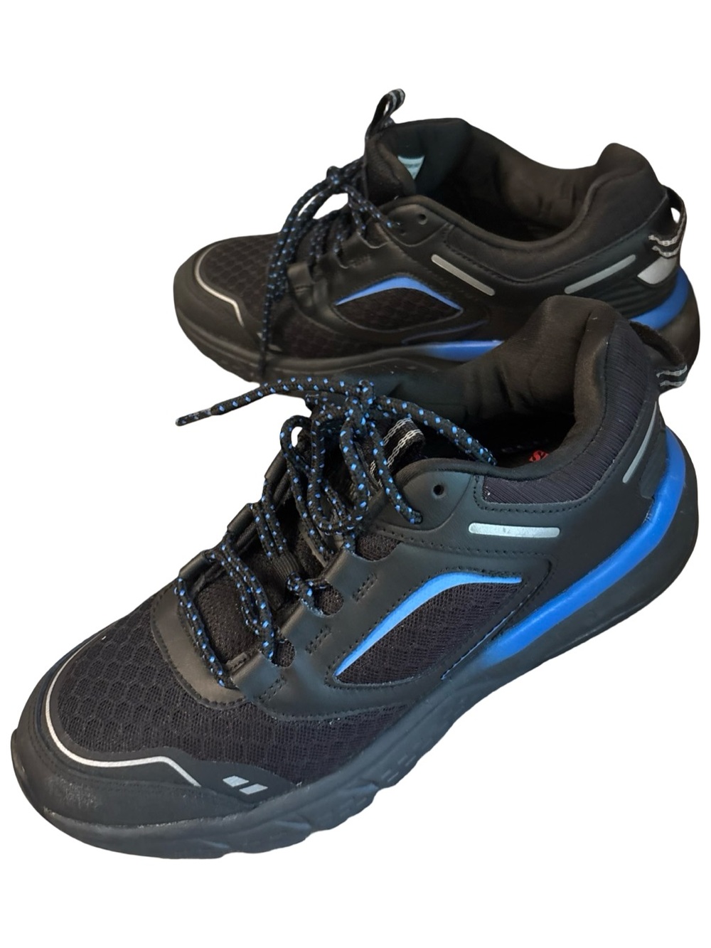 Herman Survivors Slip Resistant Sneakers with Blue Accents Size 8